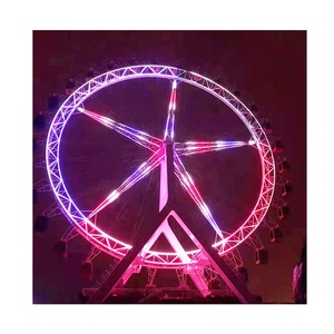 Célèbre fabricant de tours de loisir en chine, haute qualité, pas cher, 50m, bras de forme A, rayons, grande roue à vendre - Product Image 1