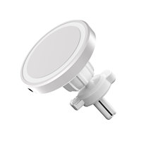Support de chargeur de voiture sans fil intelligent à charge rapide avec fixation automatique pour grille d'aération, compatible multi-appareils