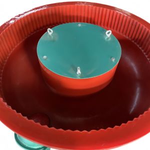 150L macchina di finitura a vibrazione in acciaio inox per la lucidatura dei metalli - Product Image 4