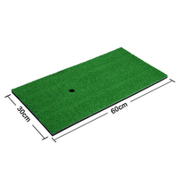 Tapis de golf vert de qualité supérieure, simulateur de gazon artificiel mélangé, tapis de frappe pour le golf, pour l'intérieur et l'extérieur