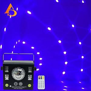 AICPOSE - Luz Láser Metálica Pequeña de 50w, Control DMX, RGBW 4 en 1, para Escenarios y Discotecas, Gran Venta - Product Image 1