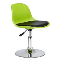 Chaise de bar JOHOOFURNITURE, vert lime, coque moulée en plastique ABS PP, ergonomique, réglable, design moderne, pour bar et salle à manger à domicile