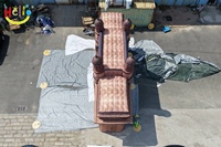 Réplique géante réaliste du monument Gateway of India gonflable pour la décoration d'événements en plein air et la publicité commerciale