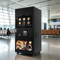 Nouvelle machine à café commerciale 2026 à mouture fraîche, entièrement automatique pour lieux publics