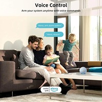 Système d'alarme domestique AGSHOME 5 pièces, capteurs de porte/fenêtre, WiFi RF433, contrôle par application intelligente Tuya, garantie 1 an, certifié CE/FCC/RoHS