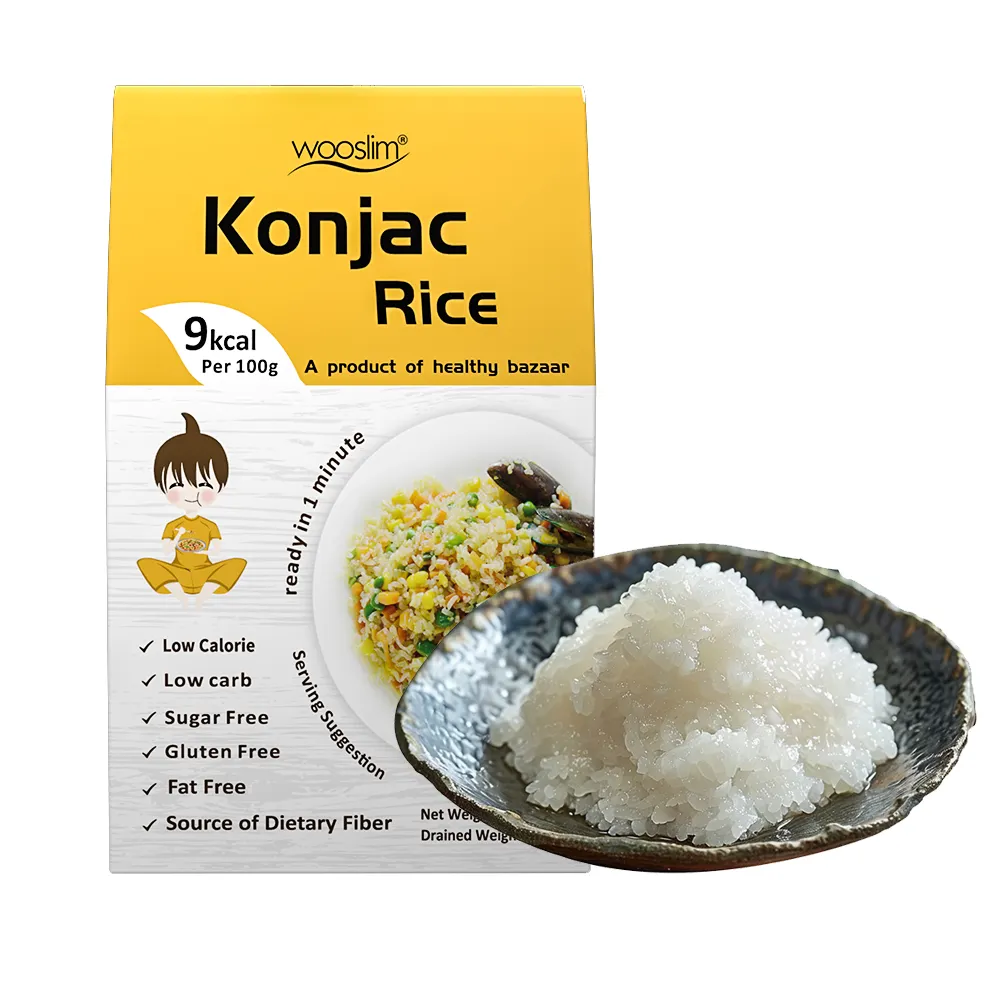 مصنع صيني بيع بالجملة نودلز شيراتاكي كيتو طعام كونجاك أرز جلوتين فوري مجاني كونجاك أروز بألياف عالية