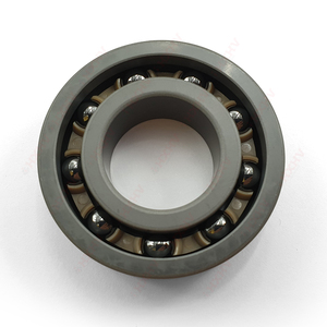 HXHV Open Type 6205 25x52x15 mm Si3N4 <strong>Silicon</strong> Nitride Black Full Ceramic Deep Groove Ball Bearing for Construction Industries