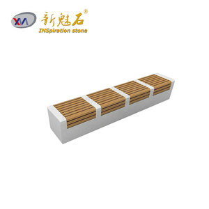 Nuevo Banco Modular Magic Stone de Hormigón GRC para Exteriores, Asiento para Parque, Diseño Personalizado, Paisajismo Municipal - Product Image 4