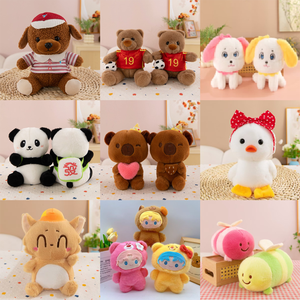 Peluche en gros de 8 pouces, panda déguisé en renard, personnalisable, créative, cadeau de mariage, jouet en peluche à rembourrage, jouet en peluche en vrac pour machine à griffes - Product Image 3