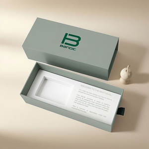 Logo personalizzato Premium di lusso pieghevole magnetico riciclabile in carta rigida in cartone - Product Image 4