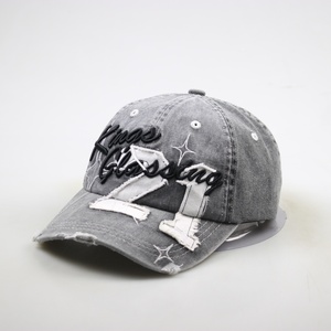 Gorras <span class=keywords><strong>de</strong></span> Béisbol Estilo Dad Hat, 6 Paneles, Vintage, Lavadas, Desgastadas, <span class=keywords><strong>de</strong></span> Algodón, Sin Estructura, con Logotipo Personalizado OEM ODM BSCI - Product Image 1