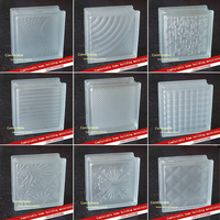Fournisseurs de blocs de verre multi-motifs, blocs de verre de construction creux résistants au feu, transmission de la lumière durable, blocs de verre ultra-clairs