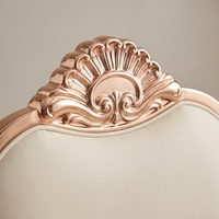 Chaise d'événement romantique en forme de cœur, structure métallique or rose et argent avec coussin en PU, chaise de salle à manger élégante pour salle de banquet