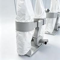 Aspirateur industriel double sac pour la coupe du bois, l'extraction de poussière de sciure, la découpe, le fraisage et les machines CNC
