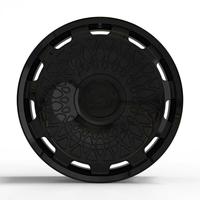 Rines de Aleación Forjados Personalizados de 18/19/20/21/22 Pulgadas, 6061-V6, Negro Brillante de Lujo, para BMW M2 M3 M4 G80 G82 G87 Rolls Royce Cullinan
