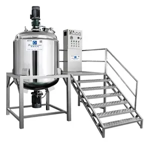 Tangki Mixer Stainless Steel, Mixer Agitator vakum 304/316 Stainless Steel, tangki pencampur jaket ganda