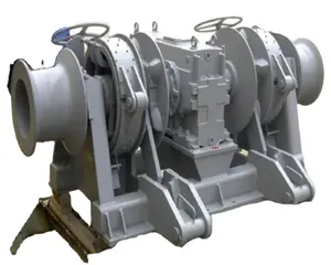 marine mooring equipment 52mm twin GYPSY wheel 30KW diesel electric combined windlass