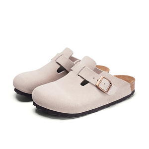 Zapatos <span class=keywords><strong>Birkenstock</strong></span> de moda, cómodos y sencillos de una pieza para hombre con cubierta para la cabeza y Media chancla - Product Image 1