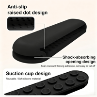 Sangle de maintien universelle en silicone à ventouse réutilisable 6 couleurs pour iPad 10.2 10.5, tablettes et liseuses électroniques – Support antidérapant à une main