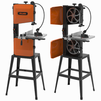 Scie à ruban de 240 mm BS1005 0-45 °   Scie à ruban inclinable en aluminium moulé pour le travail du bois avec port de dépoussiérage
