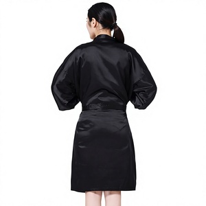 Grembiule Professionale da <span class=keywords><strong>Parrucchiere</strong></span> con Cintura e Tasche, Mantella Impermeabile da Salone per Donne, Camice da Barbiere per Centri Estetici e Parrucchieri - Product Image 5