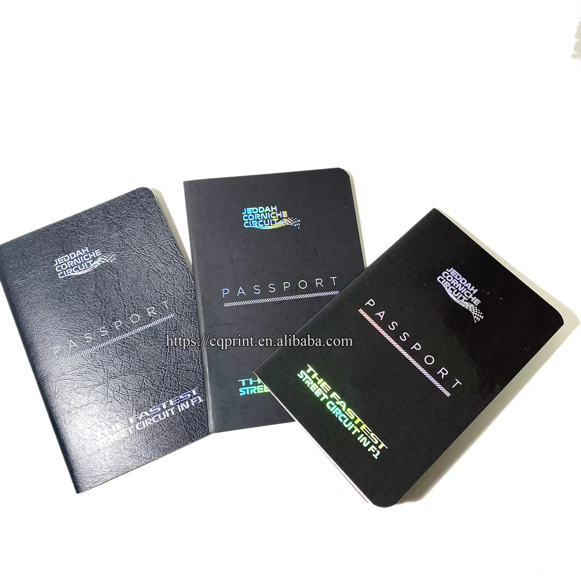 맞춤형 기업 회원 핫 세일 브로셔 핫 스탬핑 여권 인쇄 커버 소재 옵션 다양한 스타일