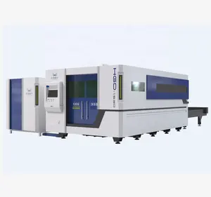 1500W 2000W 3000W 6000W Stainless Steel CNC Metal Sheet Fiber Laser Cutter Laser Cutting Machine with Exchange Table