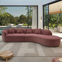 Offre Spéciale de canapé moderne Villa Canapé d'angle modulaire Teddy Bear Guesthouse Canapé en tissu