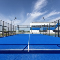 Court de Padel et Tennis d'Extérieur Panoramique Standard, Fournisseur de Terrains de Lux Grass Intérieur et Extérieur, Vente en Gros de Raquettes de Padel et Tennis, Prix Compétitifs