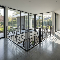 Barrière de clôture de jardin en alliage d'aluminium résistante aux intempéries, anti-corrosion salin, pour appartement en bord de mer, villa, balcon