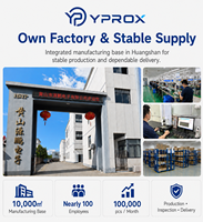 Sensor Proximitas Induktif Seri M30 YPROX LJ30A Tahan Air IP67 3-Kabel NPN/PNP Jarak Penginderaan 10-15mm 10-30V DC