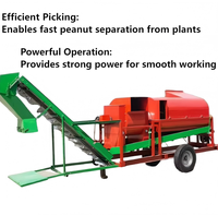 Récolteur de fruits automatique à traction par tracteur |   Séparateur de semis d'arachides à double usage (sec et humide) avec ensachage automatique pour machine agricole