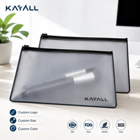 Sacs à fermeture éclair en PVC EVA personnalisés pour l'emballage de pinceaux de maquillage épais, sacs à fermeture éclair en plastique, pochette à bijoux avec logo