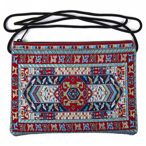De alfombra persa diseñado Kilim turco de cartera y pasaporte bolsa de Turquía - Product Image 2