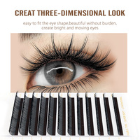 XIUSUZAKI Marque Privée Naturel Doux Faux Cils de Fée Volume Individuel Vente en Gros Cils Fleur 5D Extensions de Cils
