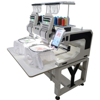 Nouvelle machine à broder à double tête Gensen QM-1202/1502 à écran tactile, facile à utiliser |   Zone de broderie haute précision 500x400mm