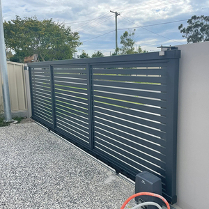 Revestimiento de valla de jardín, valla de cobertizo para patio trasero, valla de seguridad <span class=keywords><strong>con</strong></span> revestimiento en polvo de aluminio y Metal, tamaño personalizado - Product Image 6