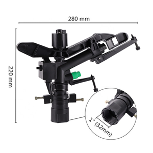 <span class=keywords><strong>Aspersor</strong></span> de Riego de 1 Pulgada 360 °   Pistola de Riego de Largo Alcance para Jardín y Granja - Product Image 2