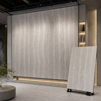 Carrelage souple en pierre ignifuge et imperméable de classe A 600*1200, panneau mural décoratif intérieur/extérieur en poudre minérale naturelle pliable
