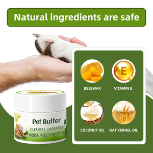 जीबाउट पर्यावरण के अनुकूल ग्लिसरीन पालतू पाव बाम मॉइस्चराइजिंग फुट पैड देखभाल क्रीम कुत्तों के लिए पालतू जानवरों की सफाई का पोषण करता है - Product Image 5