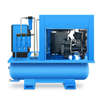 Sécheur de compresseur d'air à vis 4-en-1 avec moteur électrique rotatif et roulement 11-37kW/15-50HP 16-35Bar pour le traitement du ciment