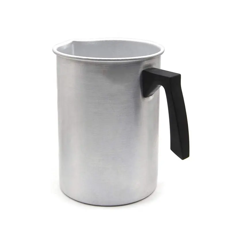 PUSISON Stainless Steel Wax Melt Pot DIY Candle Soap Melt Pitcher Milk Frothing Jug With Long Handle 3L Large Wax Melter Candle