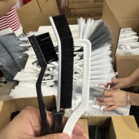Grossistes Brosse de nettoyage pour interstices Brosse de nettoyage multifonctionnelle Outils Brosse de nettoyage pour interstices à poils durs pour carreaux de salle de bain d'hôtel