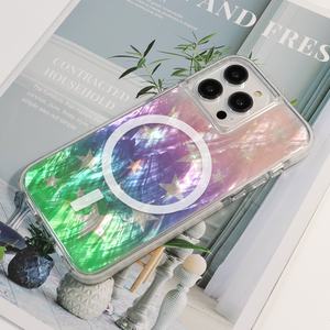 Customized Luxury Magnetic Anti Yellow <b>Shockproof</b> Mobile Transparent Tpu Covers Phone <b>Case</b> for <b>Iphone</b> 15 12 <b>11</b> Pro Max - Product Image 2