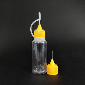 Botella Aplicadora de Plástico PET Transparente de 5ml 10ml 15ml 20ml 30ml con Punta de Aguja, Boquilla de Presión y Tapa a Prueba de Niños para Medicamentos Líquidos - Product Image 3