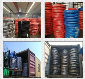 Factory Direct Sales SAE 100r2at DIN En853 <strong>2sn</strong> with Two Steel Wire <strong>Braids</strong> Flexible <strong>Rubber</strong> Hydraulic <strong>Hose</strong> - Product Image 5
