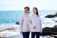 Veste SoftShell durable pour hommes coupe-vent résistant à l'eau avec fermetures à glissière à col montant Protection solaire idéale pour la randonnée, l'escalade et le ski