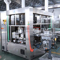 Nouvelle machine d'étiquetage PLC électrique et pneumatique en ligne, auto-adhésive, pour bouteilles en verre alimentaire (avant-arrière), étiquetage automatique recto-verso