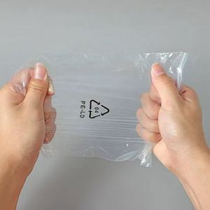 Sacs en plastique transparents avec fermeture éclair refermable, sachets transparents avec fermeture éclair, sacs en PE avec fermeture éclair - Product Image 2