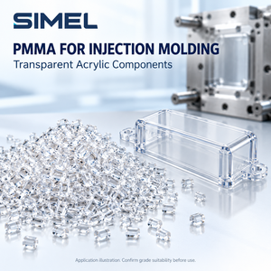 Gránulos de PMMA SIMEL, Polimetilmetacrilato, Resina Acrílica Virgen Transparente para Moldeo por Inyección - Product Image 4